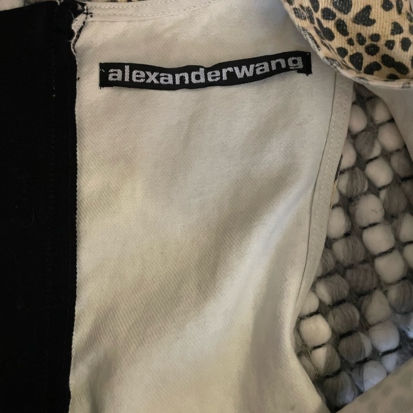 Beautiful Alexander Wang denim cheetah dress - Picture 6 of 9